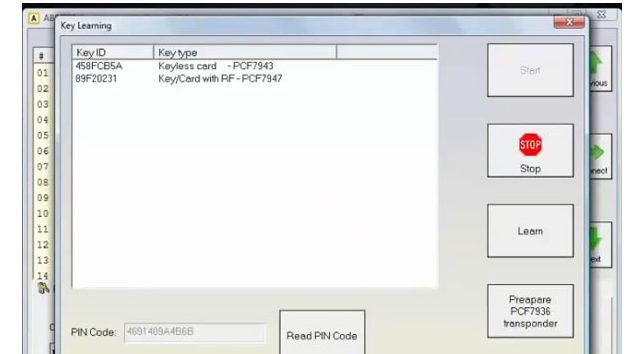 How to Add Renault Megane 3 2009 PCF7947 Key Card with FVDI -8